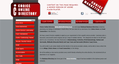Desktop Screenshot of choicedirectory.co.za